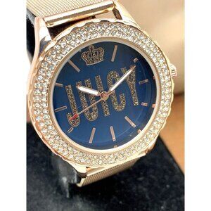 Juicy By Juicy Couture Womens Watch JC/5016 Quartz Blue Dial Rose Gold M…